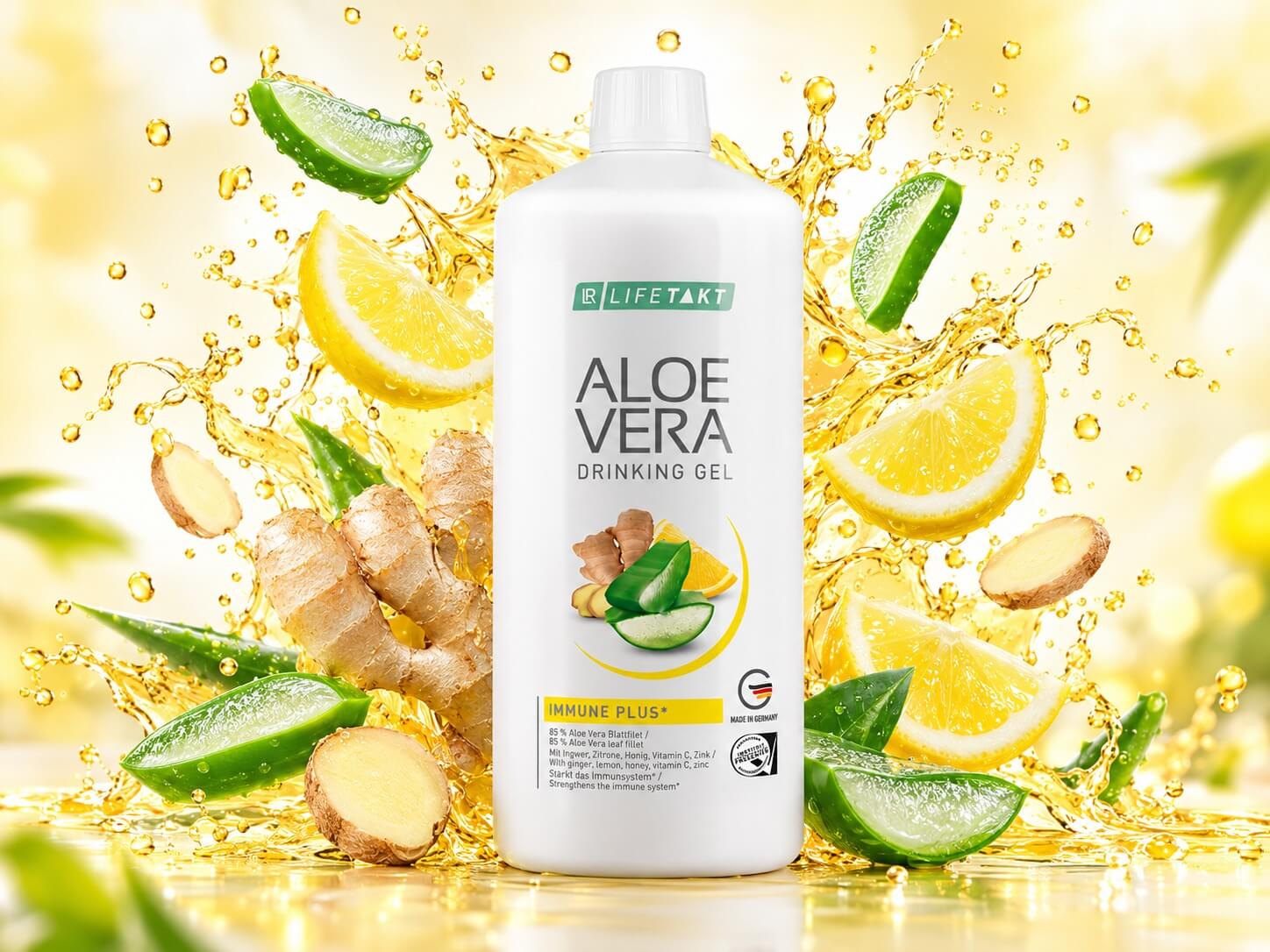Lr Aloe vera drinking gel Immune Plus with lemon and ginger
